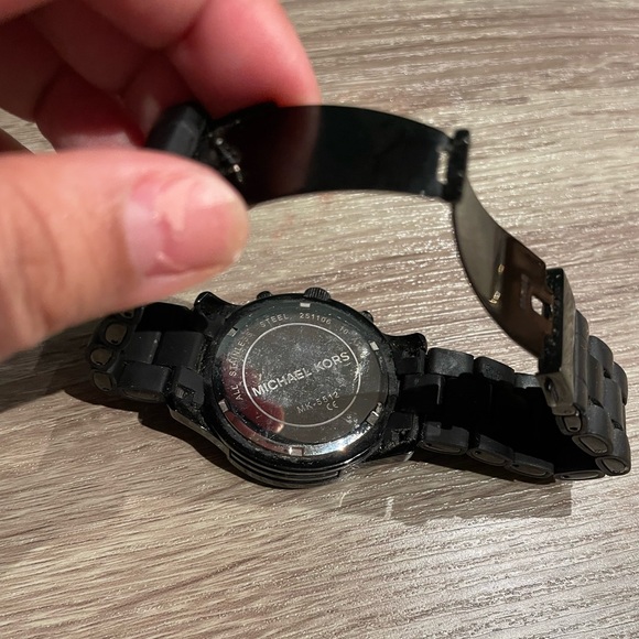 Michael Kors all black watch